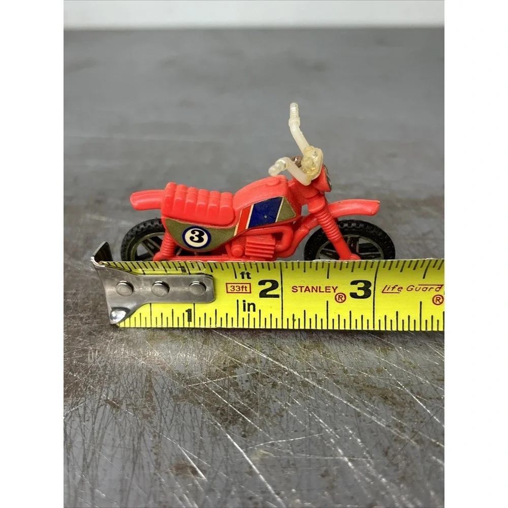 Vintage Buddy L Red Plastic Dirt Bike Motorcycle #3 Accessory Part‎ Original